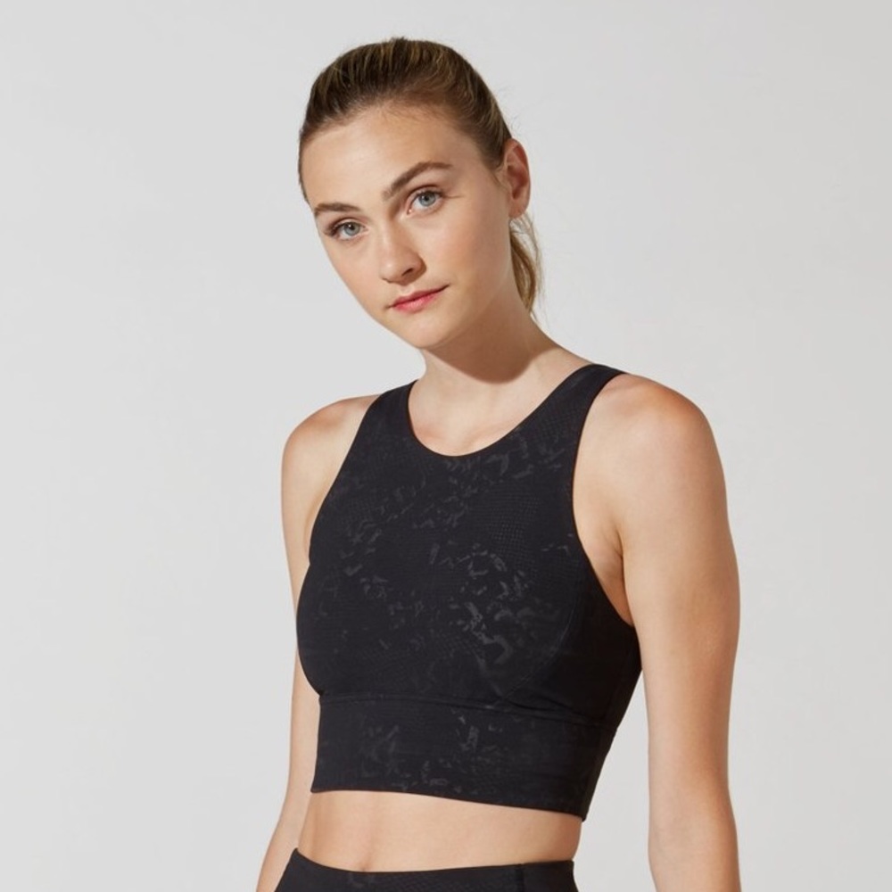 Lululemon Black Long Line Bra
